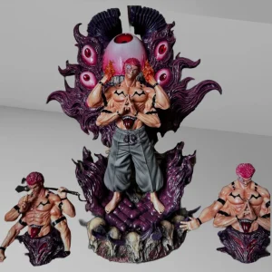 Ryomen Sukuna en Trono de Calaveras (Jujutsu Kaisen)